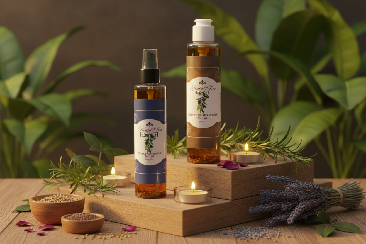 Herbal Fem Hair Oils Elevated Composition